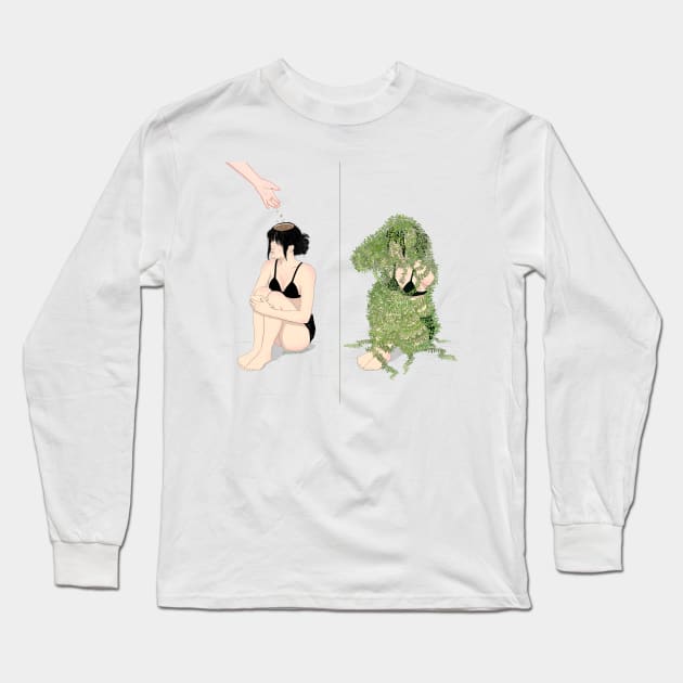 Consume Long Sleeve T-Shirt by poetryNcolor